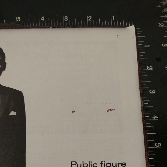 1961 Hart Schaffner & Marx Suit Man Walking Dog "Public Figure" Vtg B&W PRINT AD - Picture 7 of 10
